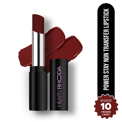 Hilary Rhoda Power Stay Non Transfer Lipstick - Orange Candy 10