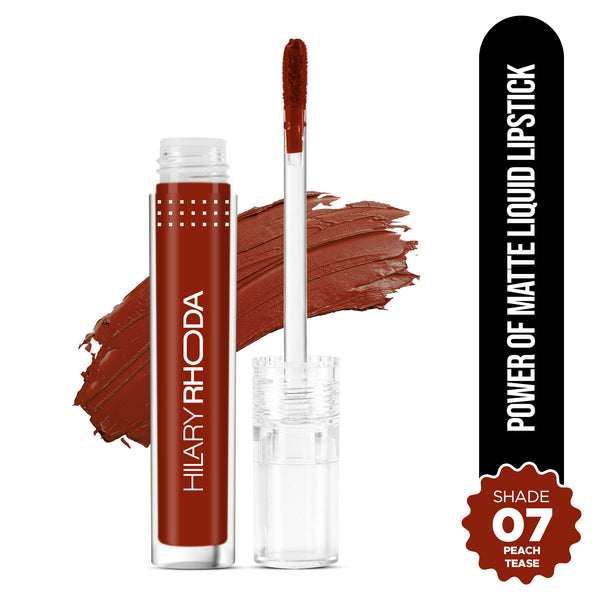 Hilary Rhoda Power Of Matte Liquid Lipstick - Peach Tease 07