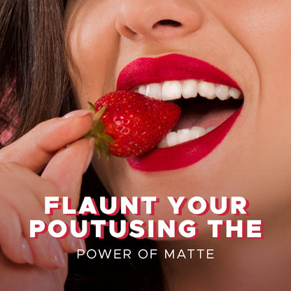 Hilary Rhoda Power Of Matte Liquid Lipstick - Ruby Red 20 - Distacart