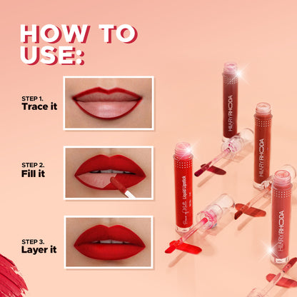 Hilary Rhoda Power Of Matte Liquid Lipstick - Deeply Red 22 - Distacart