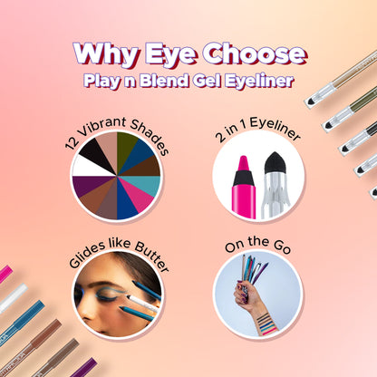 Hilary Rhoda Play N Blend Gel Eyeliner - Black 03 - Distacart