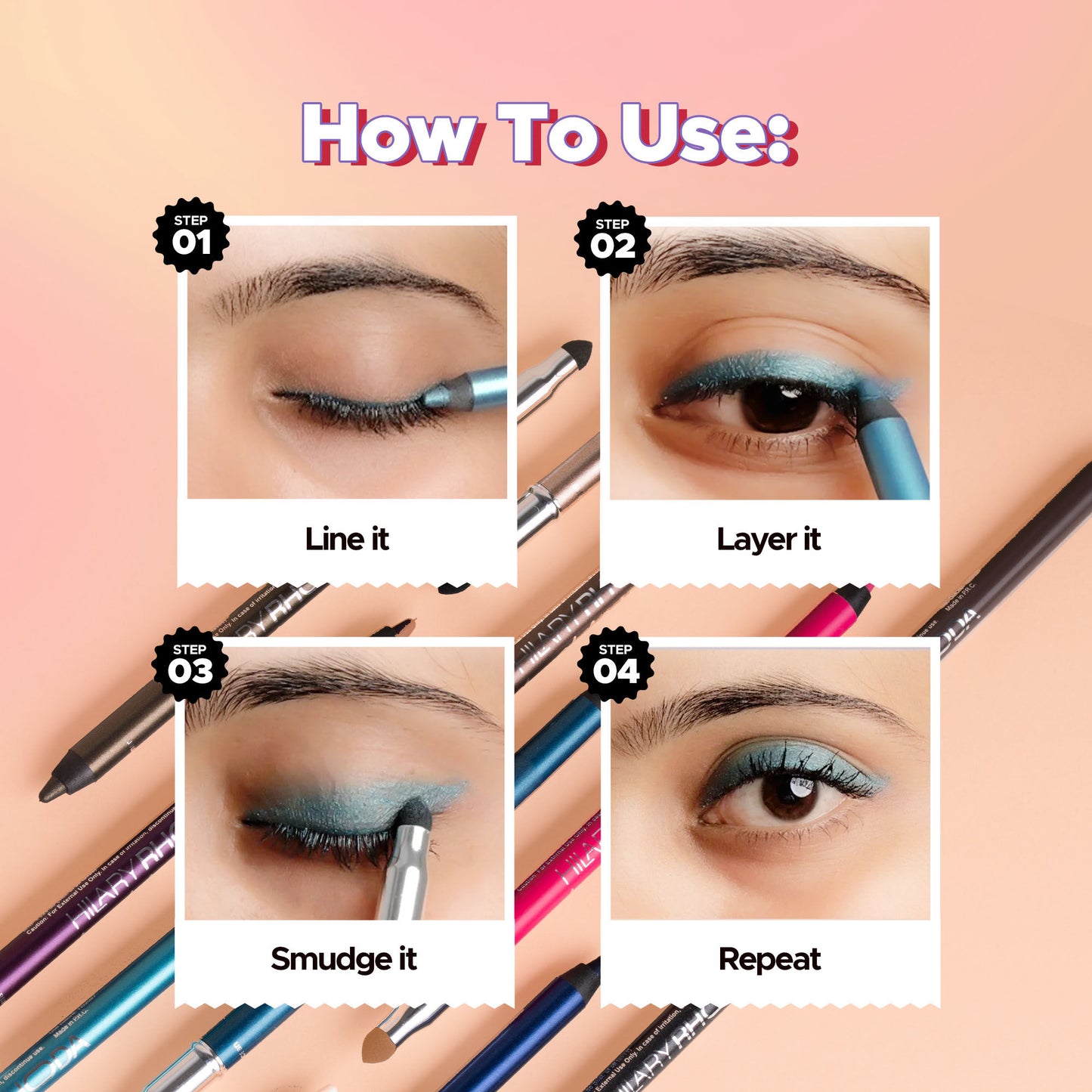 Hilary Rhoda Play N Blend Gel Eyeliner - Black 03 - Distacart