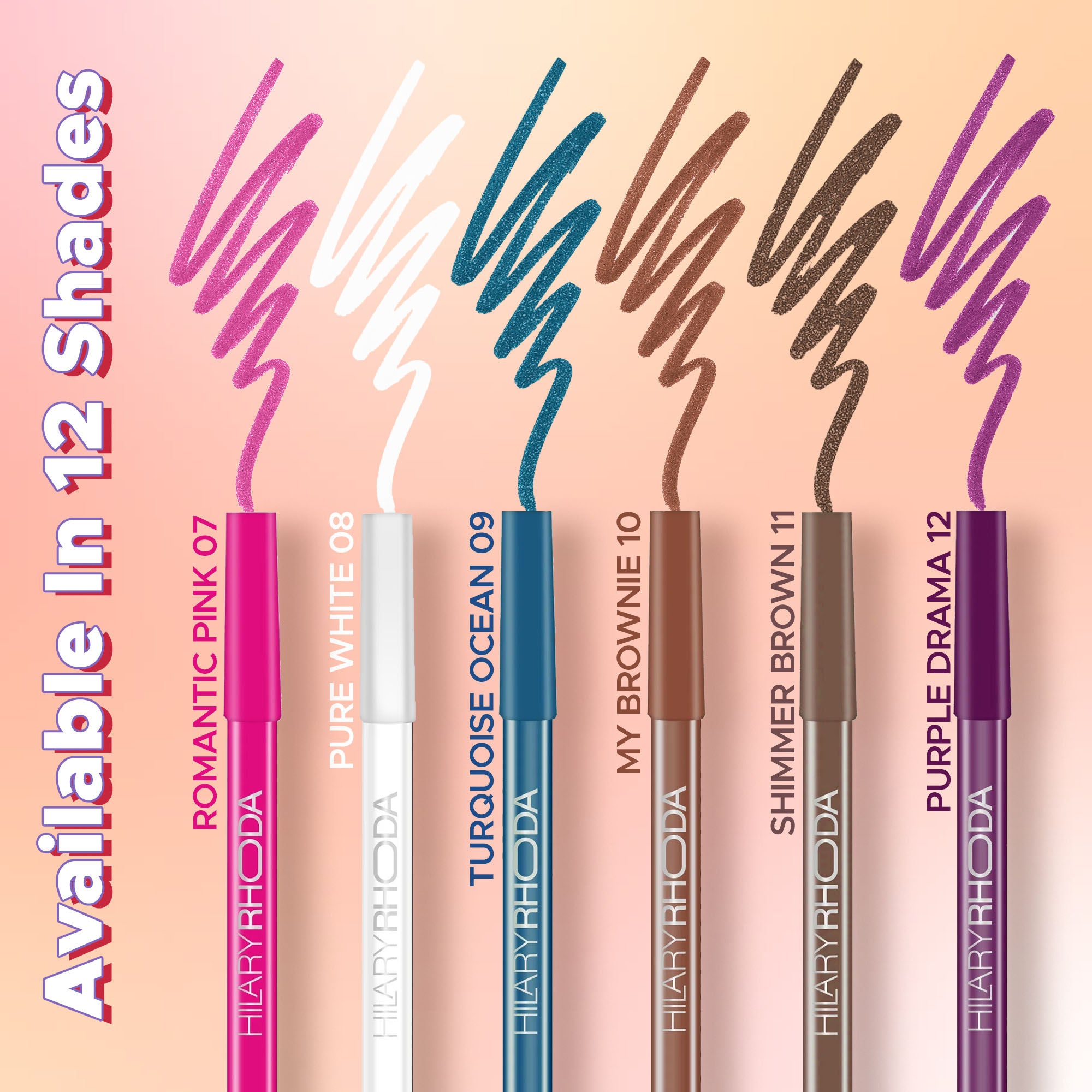 Hilary Rhoda Play N Blend Gel Eyeliner - Pure White 08 - Distacart