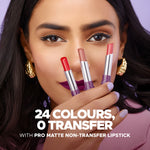 Thumbnail for Hilary Rhoda Pro Matte Non-Transfer Waterproof Lipstick - Wild Orchid 09 - Distacart
