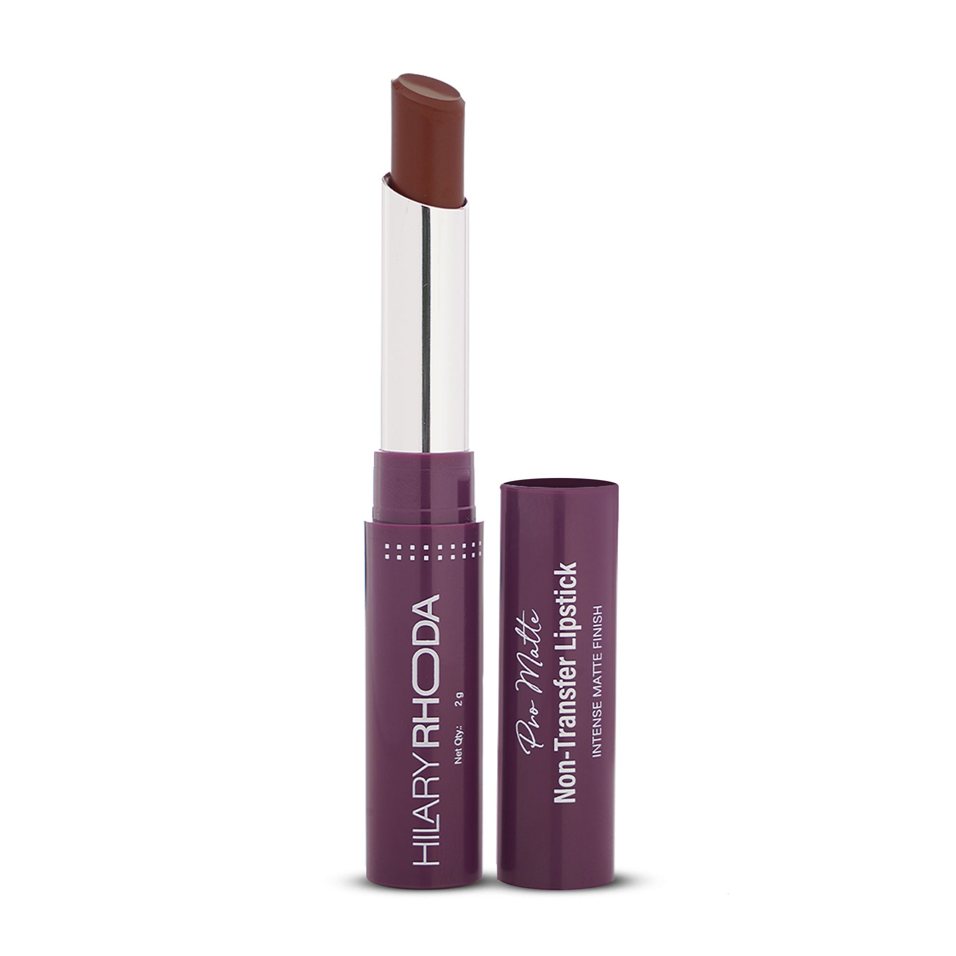 Hilary Rhoda Pro Matte Non-Transfer Waterproof Lipstick - Coffee Brown 10 - Distacart