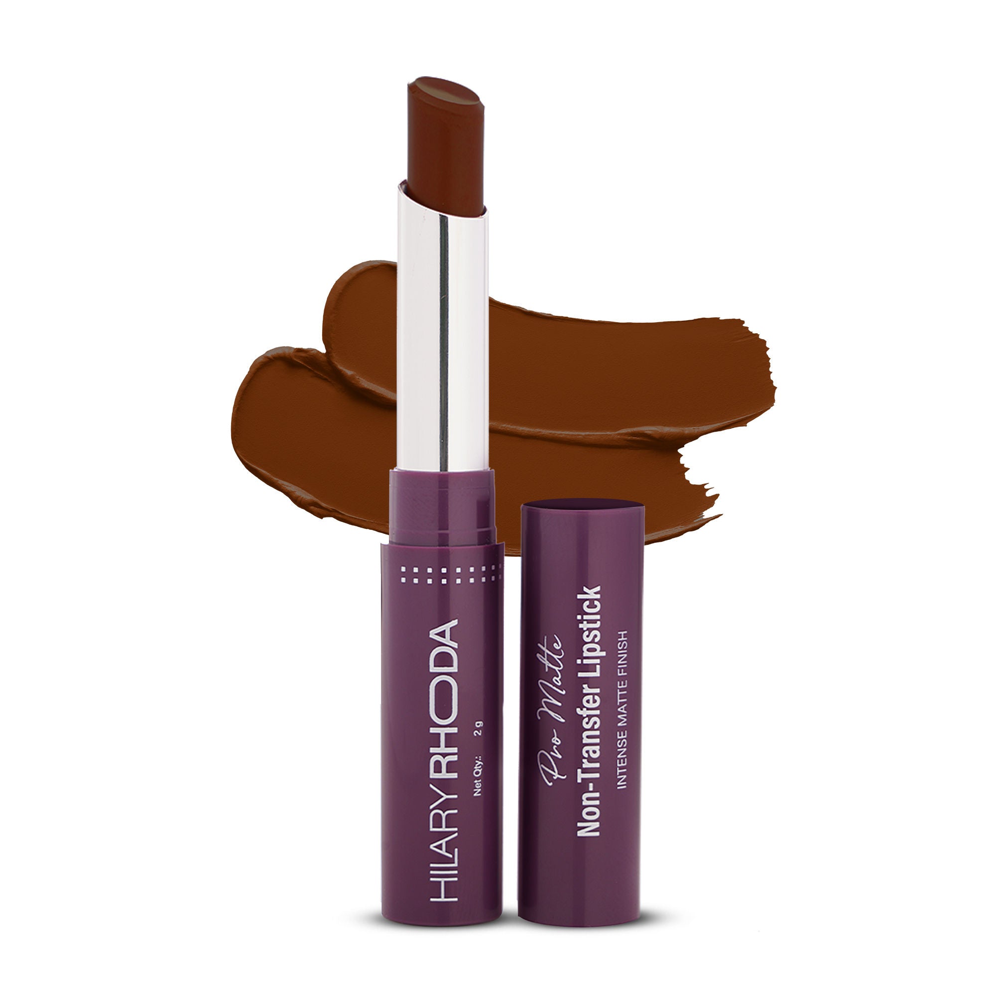 Hilary Rhoda Pro Matte Non-Transfer Waterproof Lipstick - Natural Coco 11 - Distacart