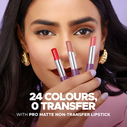 Hilary Rhoda Pro Matte Non-Transfer Waterproof Lipstick - Red Wine 20 - Distacart