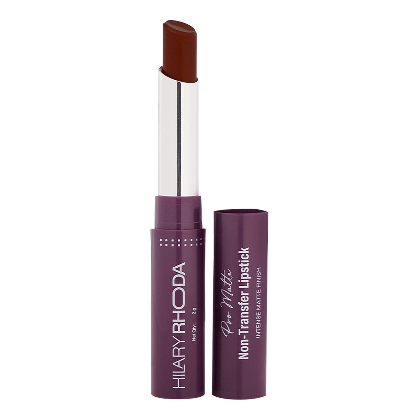 Hilary Rhoda Pro Matte Non-Transfer Waterproof Lipstick - Hot Plum 22 - Distacart