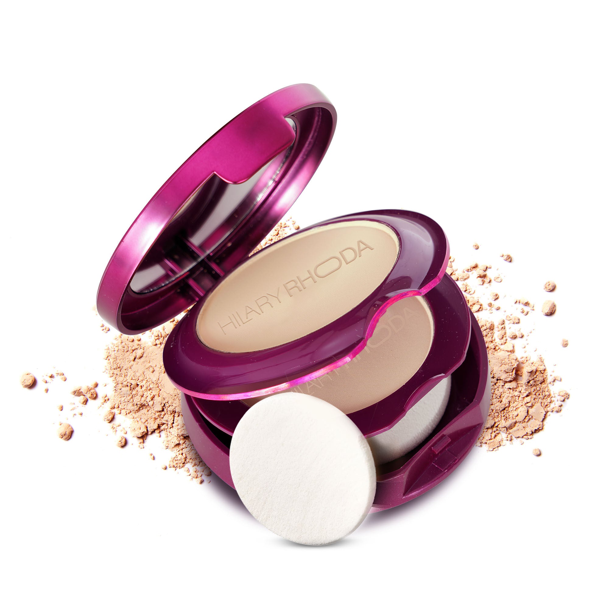 Hilary Rhoda HD High-Definition Matte Pressed Powder - Buff Beige 03 - Distacart