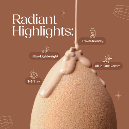 Hilary Rhoda Radiant Bb Foundation - Beige 02 - Distacart