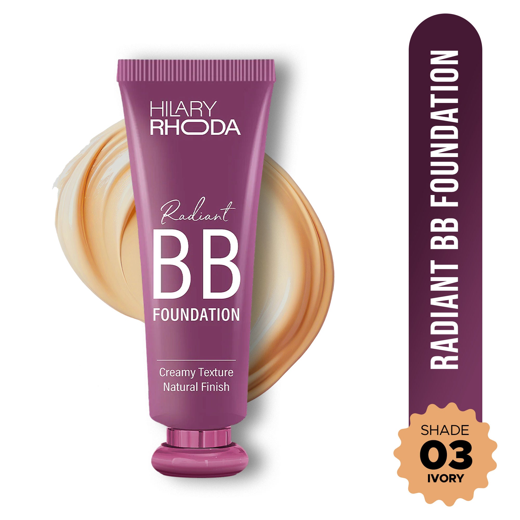 Hilary Rhoda Radiant Bb Foundation - Ivory 03