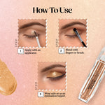 Thumbnail for Hilary Rhoda Showstopper Liquid Eyeshadow - Desert Gold 02 - Distacart