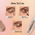 Thumbnail for Hilary Rhoda Showstopper Liquid Eyeshadow - Oxidised Silver 04 - Distacart