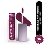 Thumbnail for Hilary Rhoda Matte Love Non Transfer Liquid Lipstick - Purple Forever 16