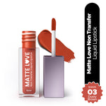 Thumbnail for Hilary Rhoda Matte Love Non Transfer Liquid Lipstick - Dusty Brown 03