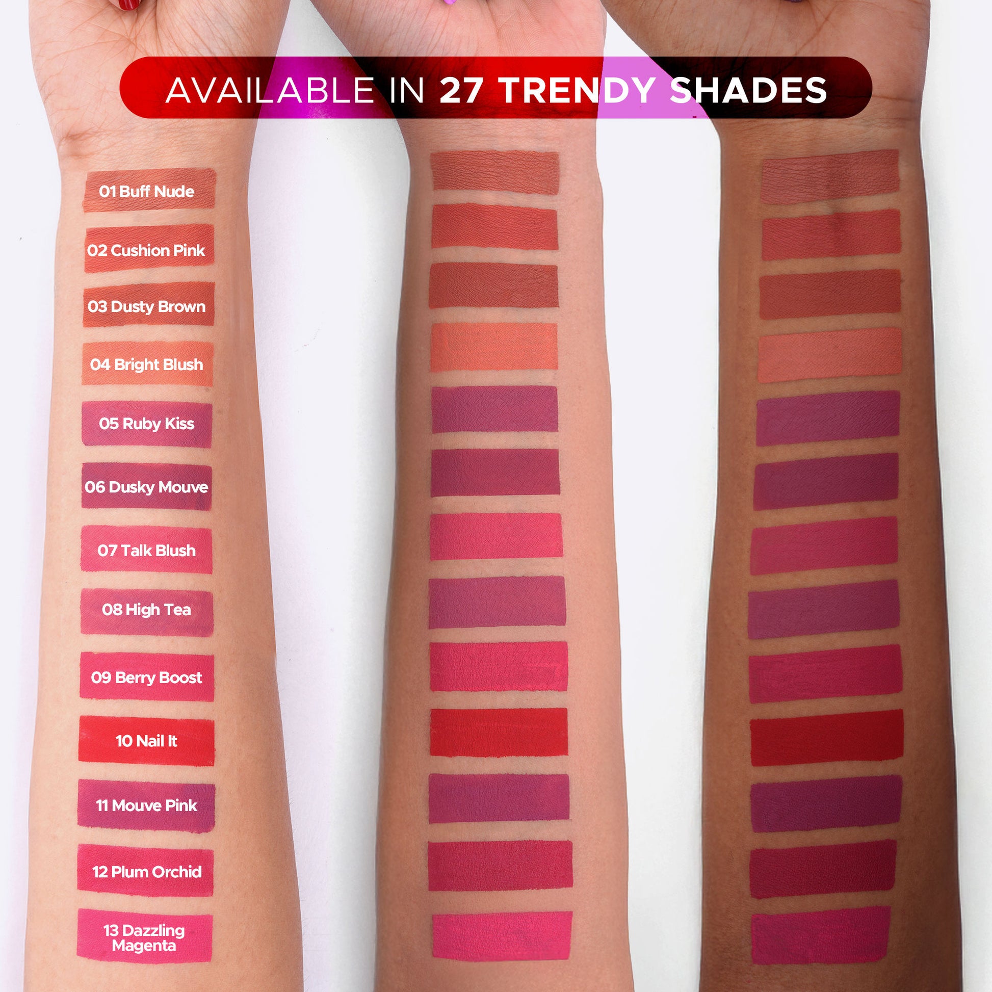 Hilary Rhoda Matte Love Non Transfer Liquid Lipstick - Buff Nude 01 - Distacart