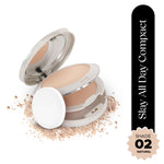 Thumbnail for Hilary Rhoda Slay All Day Matte Compact - Natural 02