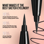 Thumbnail for Hilary Rhoda Deep Black Sketch Waterproof Eyeliner - Distacart