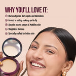 Thumbnail for Hilary Rhoda The Setting Duo Matte Compact Powder - Ivory 01 - Distacart