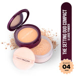 Thumbnail for Hilary Rhoda The Setting Duo Matte Compact Powder - Sand 04