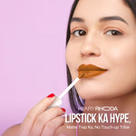 Thumbnail for Hilary Rhoda Matte Trap Liquid Lipstick - Nude Almond 01 - Distacart