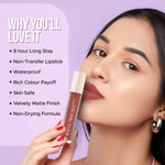 Thumbnail for Hilary Rhoda Matte Trap Liquid Lipstick - Brown Nude 02 - Distacart