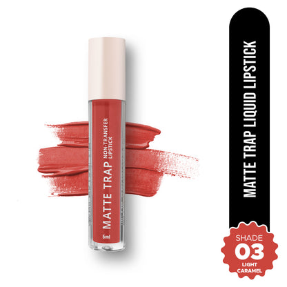 Hilary Rhoda Matte Trap Liquid Lipstick - Light Caramel 03