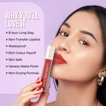 Thumbnail for Hilary Rhoda Matte Trap Liquid Lipstick - Light Caramel 03 - Distacart