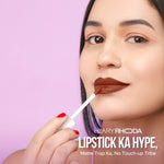 Thumbnail for Hilary Rhoda Matte Trap Liquid Lipstick - Earthy Brown 14 - Distacart