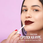 Thumbnail for Hilary Rhoda Matte Trap Liquid Lipstick - Wine Divine 22 - Distacart