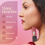 Thumbnail for Hilary Rhoda Matte About You Lipstick - Bombshell 05 - Distacart