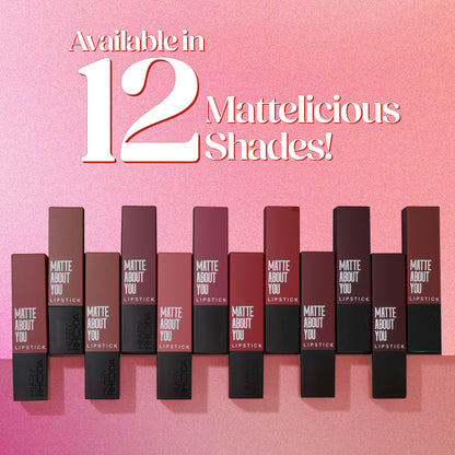Hilary Rhoda Matte About You Lipstick - Bombshell 05 - Distacart