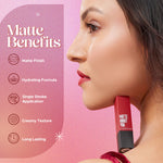 Thumbnail for Hilary Rhoda Matte About You Lipstick - Scarlet Red 08 - Distacart
