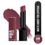 Thumbnail for Hilary Rhoda Matte About You Lipstick - Divine Wine 09