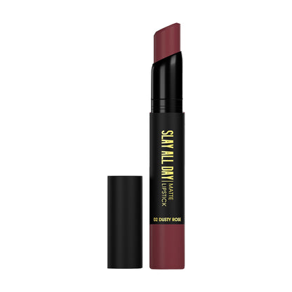 Hilary Rhoda Slay All Day Matte Lipstick - Dusty Rose 02 - Distacart