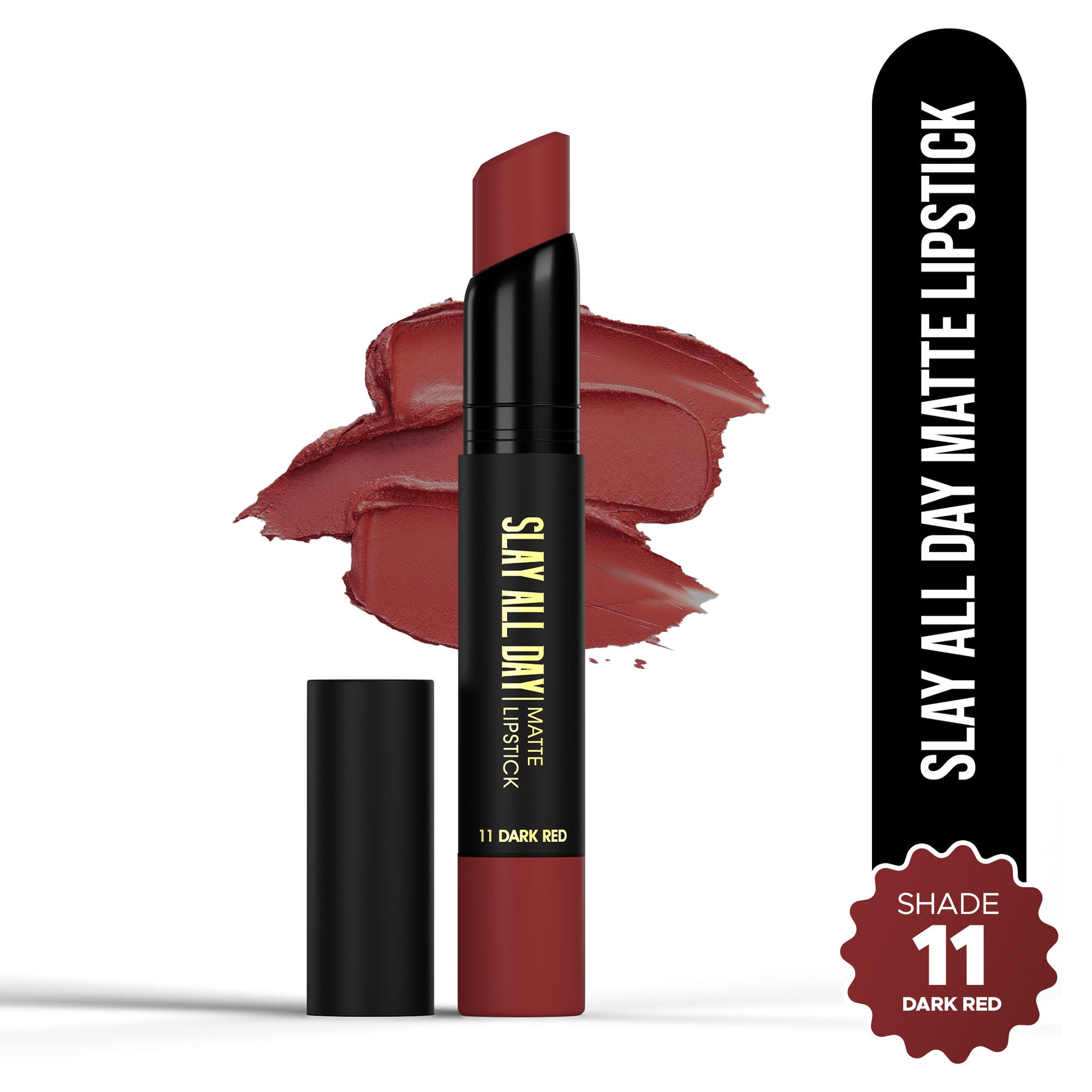 Hilary Rhoda Slay All Day Matte Lipstick - Dark Red 11