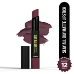 Thumbnail for Hilary Rhoda Slay All Day Matte Lipstick - Merlot 12