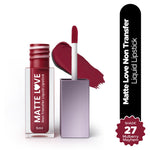 Thumbnail for Hilary Rhoda Matte Love Non Transfer Liquid Lipstick - Mulberry Mayhem 27