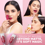 Thumbnail for Hilary Rhoda Touch Of Mousse Waterproof Lipstick - Playful Berry 05 - Distacart