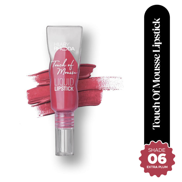 Hilary Rhoda Touch Of Mousse Waterproof Lipstick - Extra Plum 06