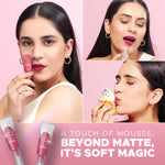 Thumbnail for Hilary Rhoda Touch Of Mousse Waterproof Lipstick - Extra Plum 06 - Distacart