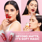 Thumbnail for Hilary Rhoda Touch Of Mousse Waterproof Lipstick - Exposed Red 09 - Distacart
