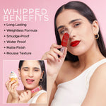 Thumbnail for Hilary Rhoda Touch Of Mousse Waterproof Lipstick - Exposed Red 09 - Distacart