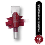 Thumbnail for Hilary Rhoda Touch Of Mousse Waterproof Lipstick - Extra Maroon 12