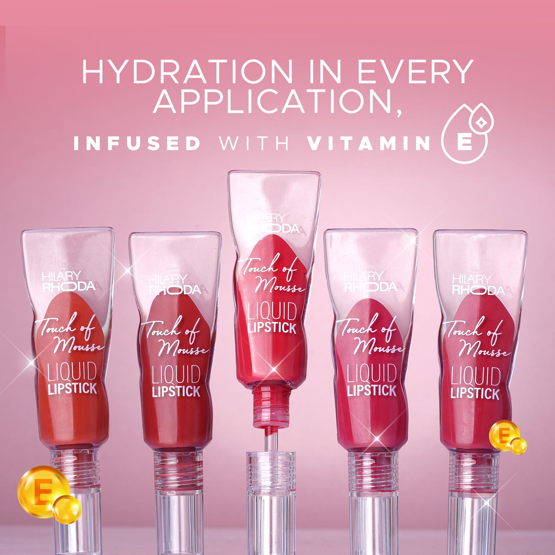 Hilary Rhoda Touch Of Mousse Waterproof Lipstick - Extra Maroon 12 - Distacart