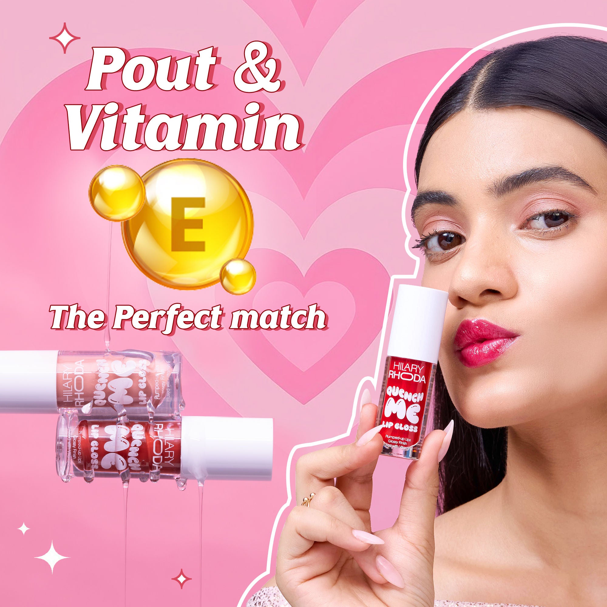 Hilary Rhoda Quench Me Lip Gloss - Red Flag 08 - Distacart