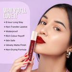 Thumbnail for Hilary Rhoda Matte Trap Liquid Lipstick - Rustic Rouge 27 - Distacart