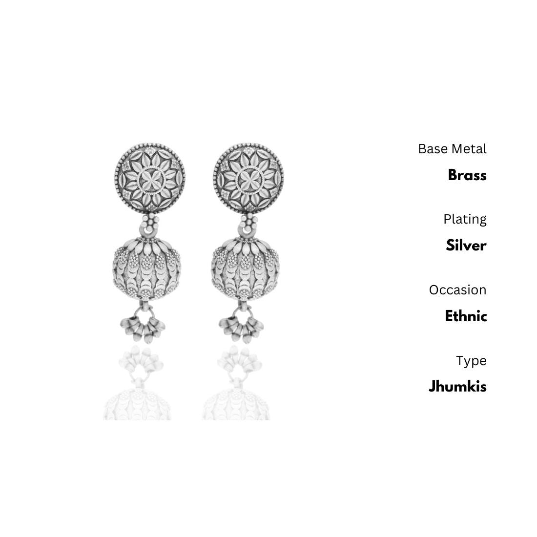 New Stylish Oxidized Gold-Polished Gold Studs Earrings for Womens by House of Ree - Distacart