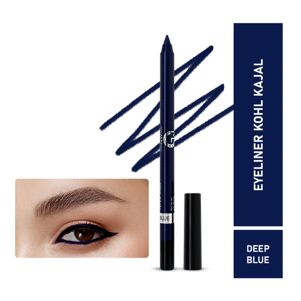 Matt Look Single Stroke Eyeliner Kohl Kajal - Deep Blue