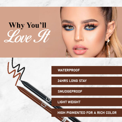 Matt Look Single Stroke Eyeliner Kohl Kajal - Deep Blue - Distacart